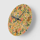 Dierlijke Antiek vogelpest Deer Rabbit Ronde Klok (Hoek)