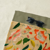 Dierlijke Antiek vogelpest Deer Rabbit Strandlaken (In situ)