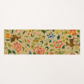 Dierlijke Antiek vogelpest Deer Rabbit Yogamat (Voorkant (horizontaal))