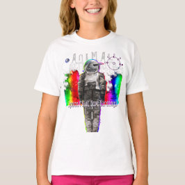 Dierlijke astronauten in ruimteschip t-shirt