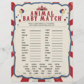 Dierlijke Baby [Circus Theme] Briefhoofd (Voorkant)