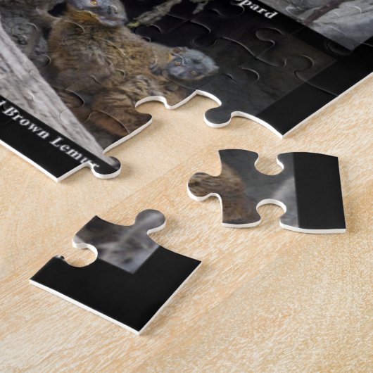 Dierlijke Baby Collage Puzzle Legpuzzel (Zijkant)