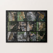 Dierlijke Baby Collage Puzzle Legpuzzel (Horizontaal)