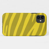 Dierlijke bedrukte huid van Zebra (Geel Groen) Case-Mate iPhone Case (Achterkant (horizontaal))