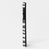 Dierlijke bedrukte huid van Zebra (wit en grijs) Case-Mate iPhone Case (Achterkant/links)