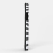 Dierlijke bedrukte huid van Zebra (wit en grijs) Case-Mate iPhone Case (Achterkant/rechts)