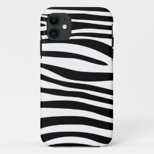 Dierlijke bedrukte huid van Zebra (zwart, wit) Case-Mate iPhone Case