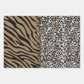 Dierlijke bladspatroon Verpakkingspapier Inpakpapier Vel (Voorkant 2)