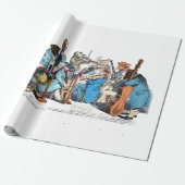 DIERLIJKE BOERDERIJ ORCHESTRA Birthday Ti Cadeaupapier (Uitgerold)