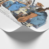 DIERLIJKE BOERDERIJ ORCHESTRA Birthday Ti Cadeaupapier (Hoek)