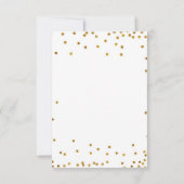 Dierlijke bossen Baby shower Invite Kaart (Achterkant)