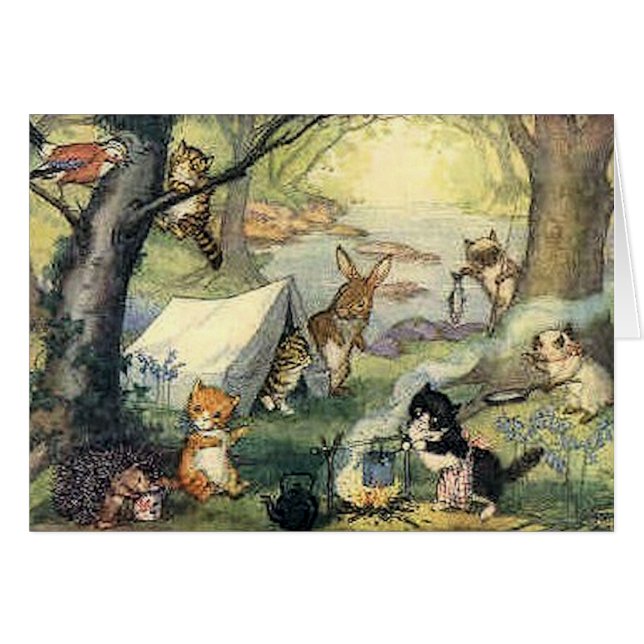 Dierlijke campout (Voorkant Horizontaal)