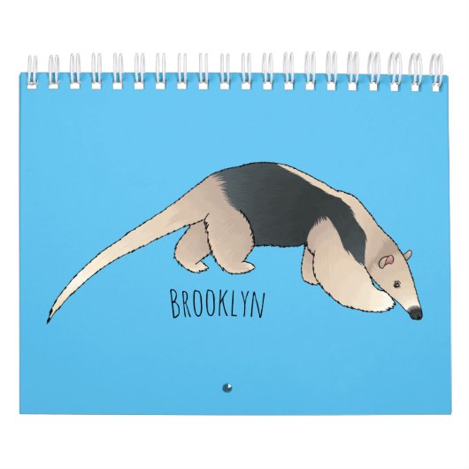 Dierlijke cartoon illustratie kalender (Hoes)