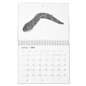 Dierlijke cartoon illustratie kalender (Jan 2027)