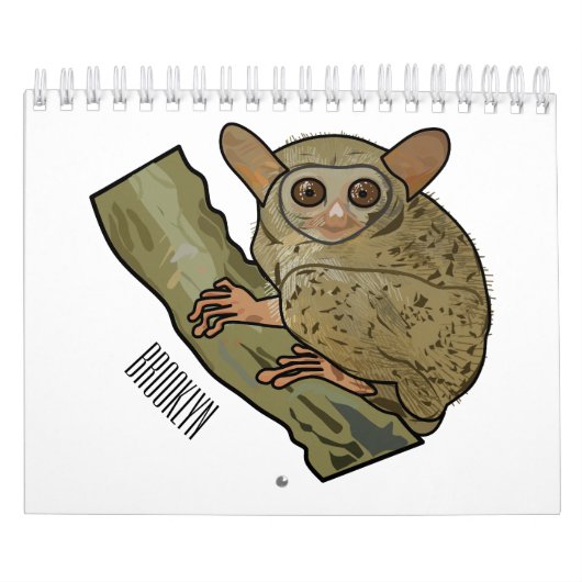 Dierlijke cartoon illustratie kalender (Hoes)