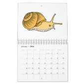 Dierlijke cartoon illustratie kalender (Jan 2026)