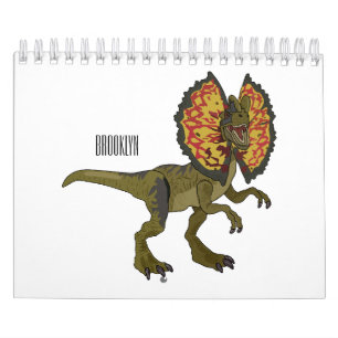 Dierlijke cartoon illustratie kalender