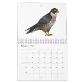 Dierlijke cartoon illustratie kalender (Feb 2027)