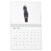 Dierlijke cartoon illustratie kalender (Mar 2027)
