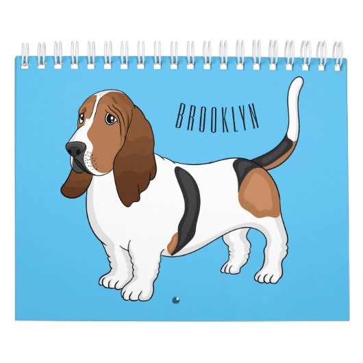Dierlijke cartoon illustratie kalender (Hoes)