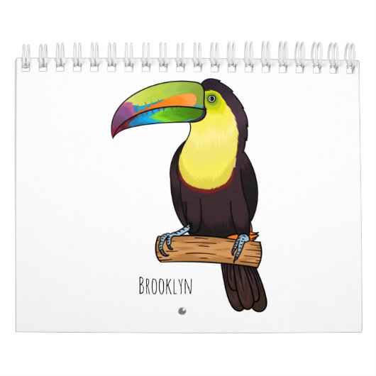 Dierlijke cartoon illustratie kalender (Hoes)