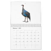 Dierlijke cartoon illustratie kalender (Feb 2027)