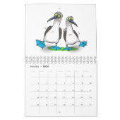 Dierlijke cartoon illustratie kalender (Jan 2026)