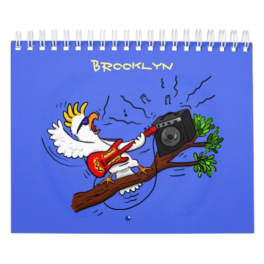 Dierlijke cartoon illustratie kalender (Hoes)