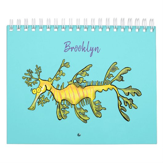 Dierlijke cartoon illustratie kalender (Hoes)