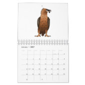 Dierlijke cartoon illustratie kalender (Jan 2027)