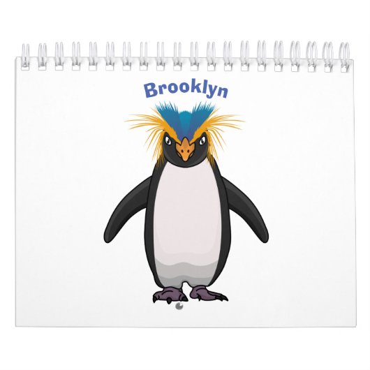 Dierlijke cartoon illustratie kalender (Hoes)