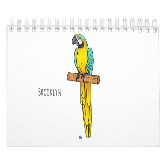 Dierlijke cartoon illustratie kalender (Hoes)