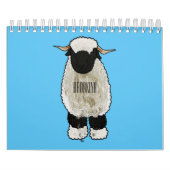 Dierlijke cartoon illustratie kalender (Hoes)