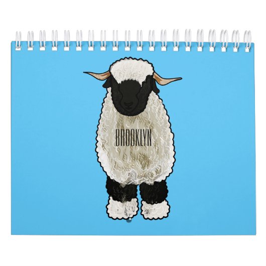 Dierlijke cartoon illustratie kalender (Hoes)