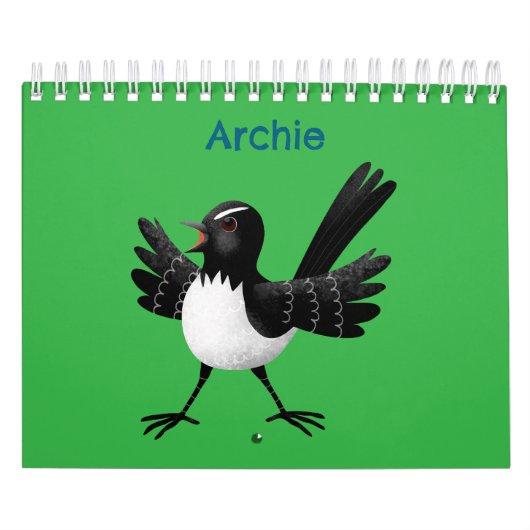 Dierlijke cartoon illustratie kalender (Hoes)