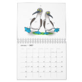 Dierlijke cartoon illustratie kalender (Jan 2027)