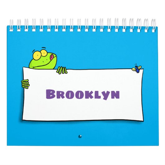 Dierlijke cartoon illustratie kalender (Hoes)