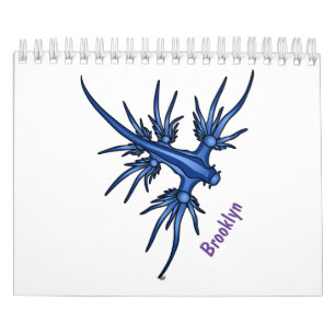 Dierlijke cartoon illustratie kalender