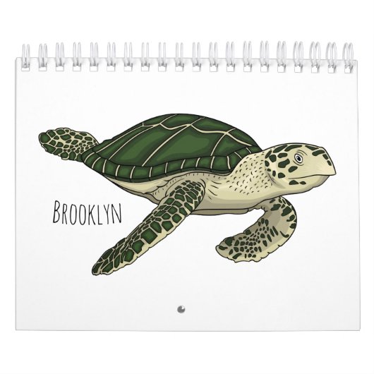 Dierlijke cartoon illustratie kalender (Hoes)