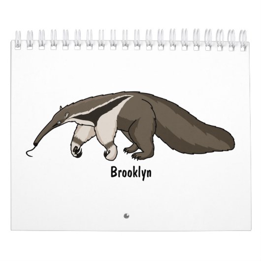 Dierlijke cartoon illustratie kalender (Hoes)