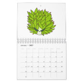 Dierlijke cartoon illustratie kalender (Jan 2027)