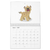 Dierlijke cartoon illustratie kalender (Mar 2027)