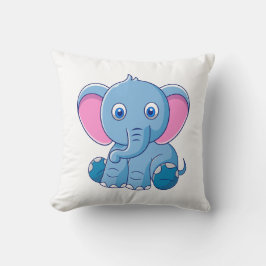 Dierlijke cartoon illustratie kussen