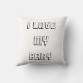 Dierlijke cartoon illustratie schattige tijger kussen (Achterkant)