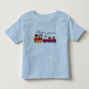 Dierlijke Choo-Choo-trein Kinder Shirts