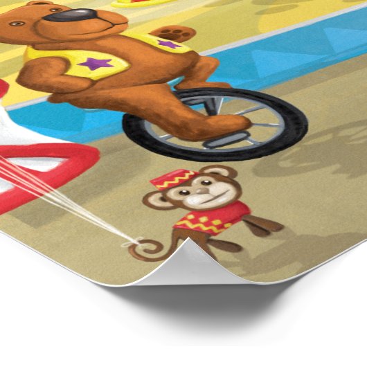 Dierlijke Circus Poster (Hoek)