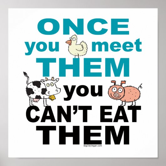 Dierlijke compassie poster (Voorkant)