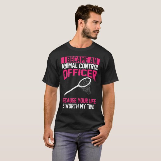 Dierlijke controleur Aangewezen Geweldige function T-shirt (Voorkant volledig)