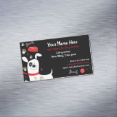 Dierlijke diensten Dog met Visitekaartje van de Le Magnetisch Visitekaartje (Voorbeeld)