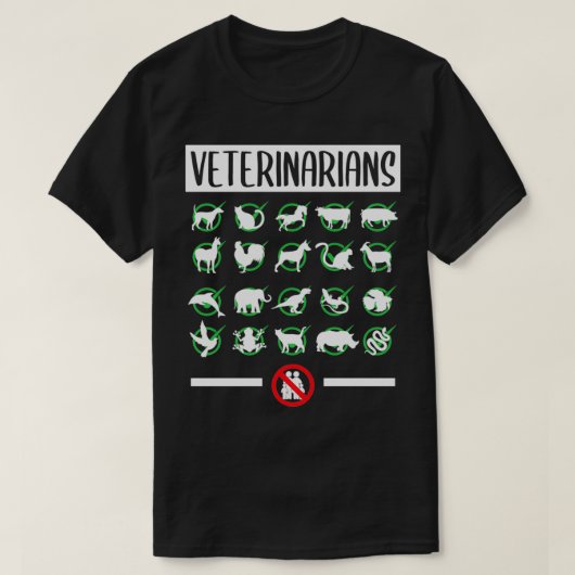 Dierlijke dieren Funny Veterinary Afstuderen gra T-shirt (Design voorkant)